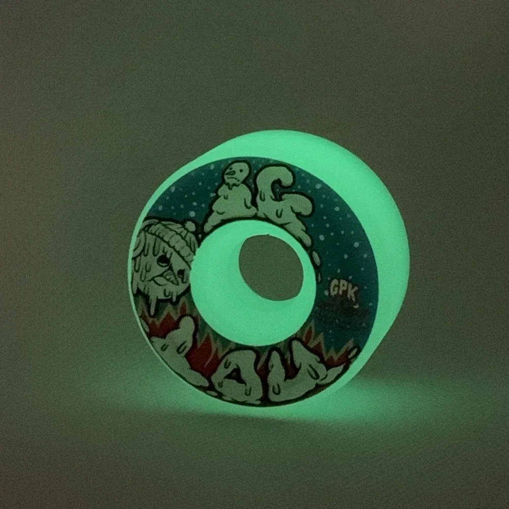 Garbage Pail Kids x Get A Grip S4 IG‎ LOU -Glow In Dark Skateboard Wheel GPK